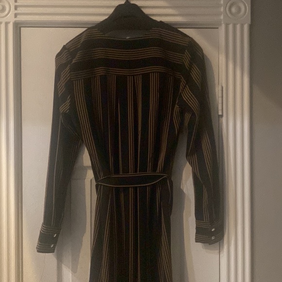 H&M Dresses | H&M Long Sleeve Midi Dress with Self-buckle Belt Size 4 - Picture 5 of 5